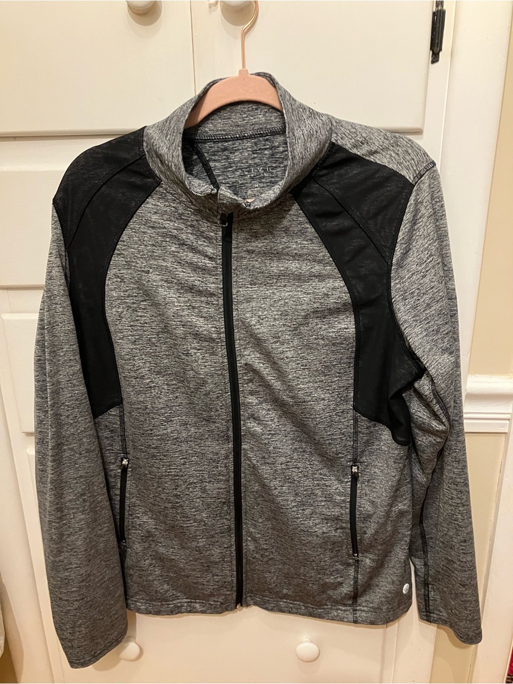 Zip up track jacket